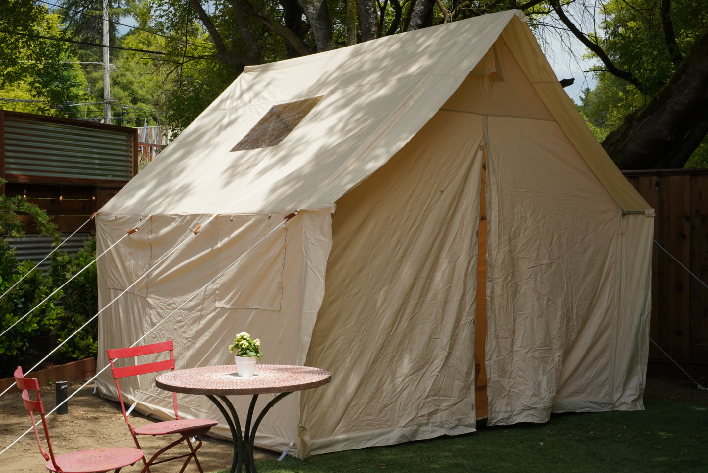 Retro Trailer + Premium Tiny Home + Glamping Tent