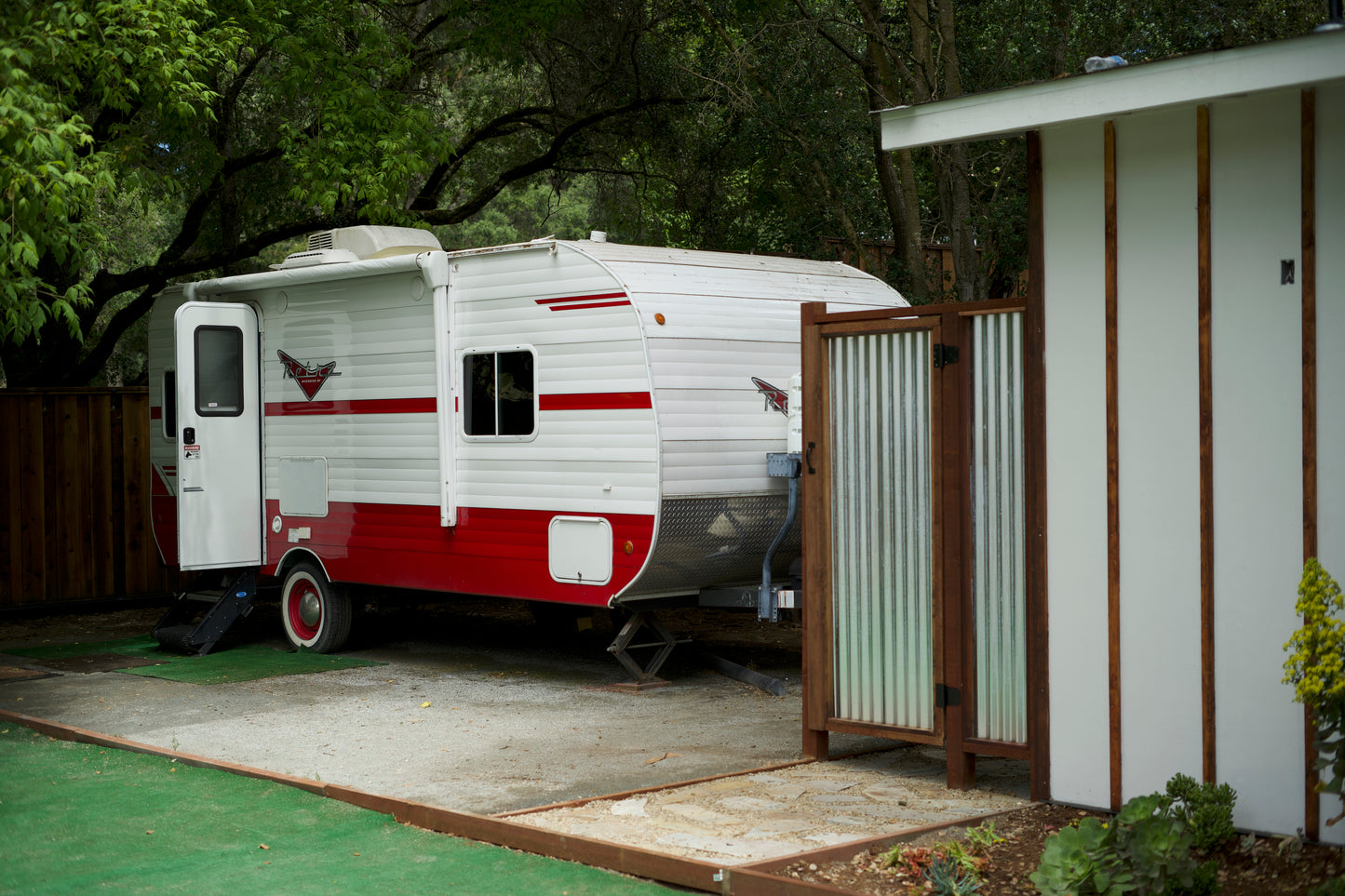 Retro Trailer + Premium Tiny Home + Glamping Tent